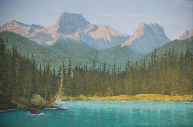 Original artwork by Canadian artist Henri de Groom