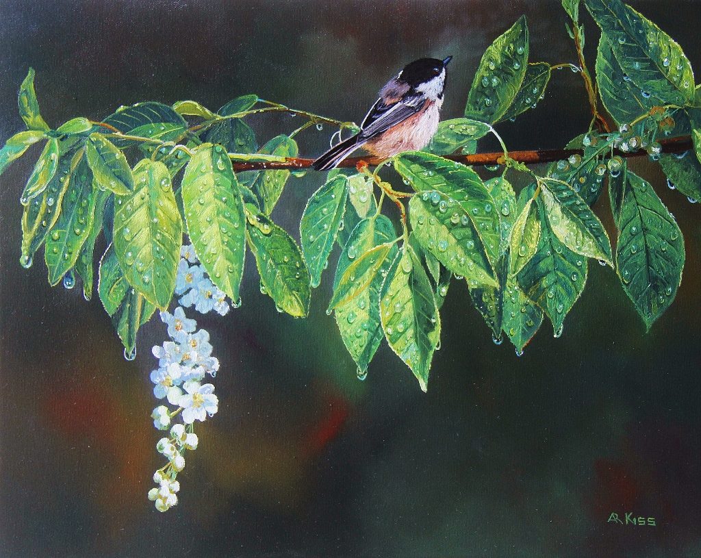 After The Rain Original Painting by Artists On Tour Artist Andrew Kiss