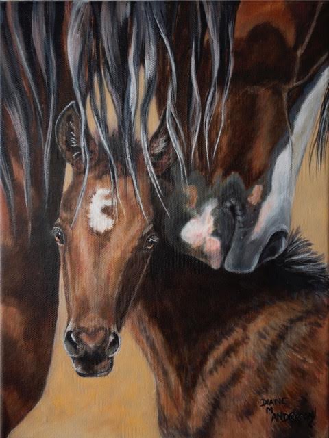 A Safe Spot by Canadian artist Diane M Anderson