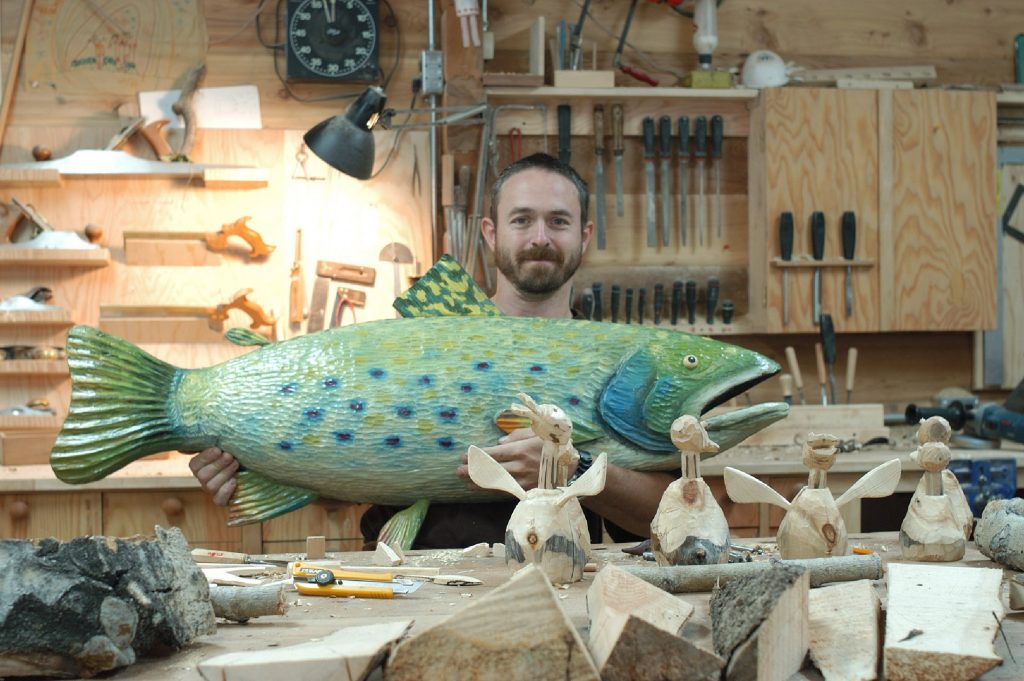 Alvise Doglioni Majer Custom woodwork toys furniture folk art and architectural works Arts In Bragg Creek