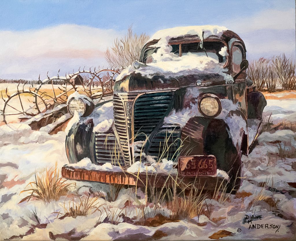 Retired Original Artwork by Artists On Tour Canadian visual artist Diane M Anderson