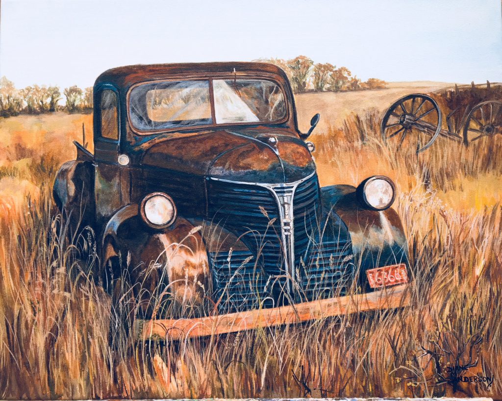 Tired Original Artwork by Artists On Tour Canadian visual artist Diane M Anderson