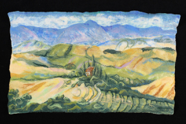 Bragg Creek artist Fay Hodson uses a variety of media including paint and fibre to create works that explore how she and viewers engage with them.