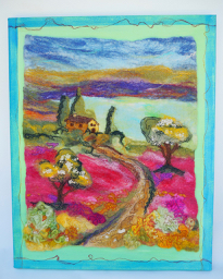 Bragg Creek artist Fay Hodson uses a variety of media including paint and fibre to create works that explore how she and viewers engage with them.