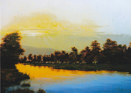 Original artwork by Artists On Tour Canadian artist Henri de Groot