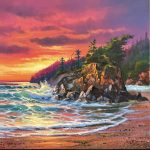 Cape Scott Oil painting by Canadian artist Jonn Einersse