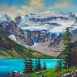 Queen Of The Rockies Oil painting by Canadian artist Jonn Einerssen