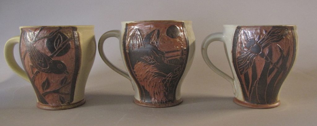 Handmade Pottery by Arts In Bragg Creek Artist Joan Matsusaki of Whiskey Creek Pottery