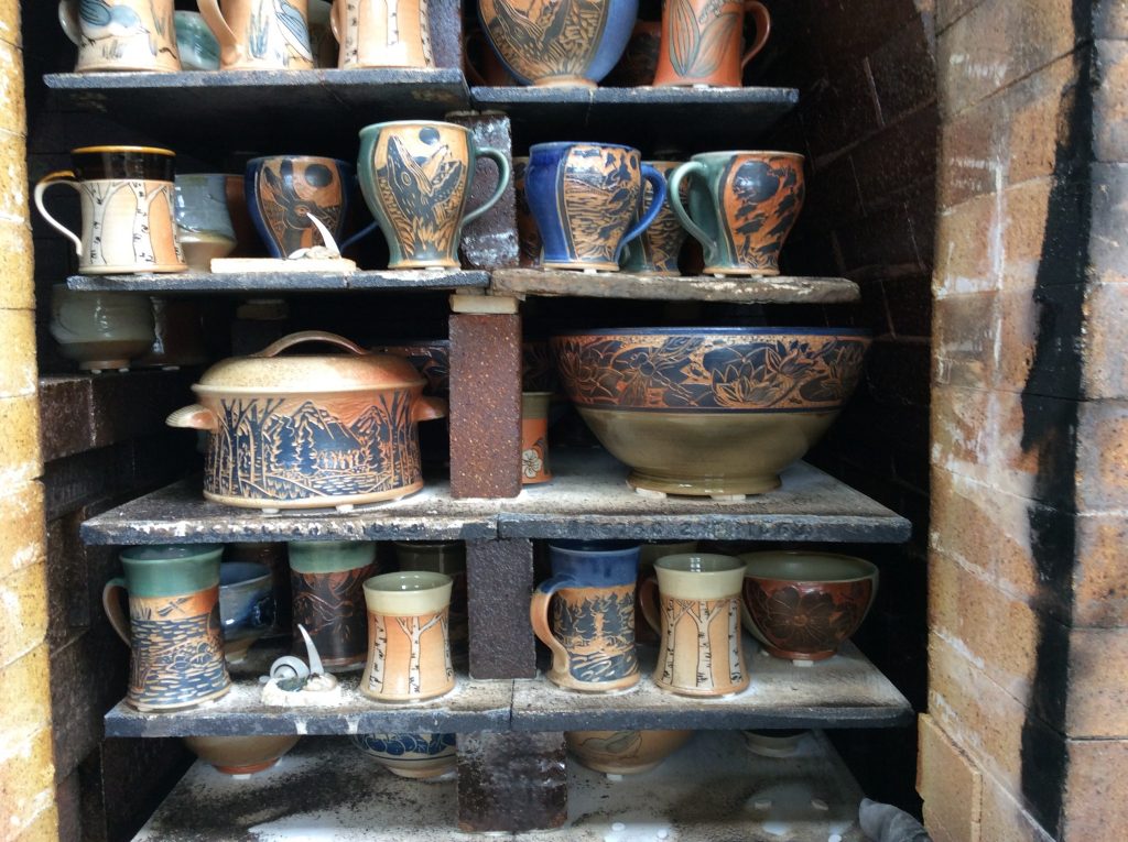 Handmade Pottery by Arts In Bragg Creek Artist Joan Matsusaki of Whiskey Creek Pottery