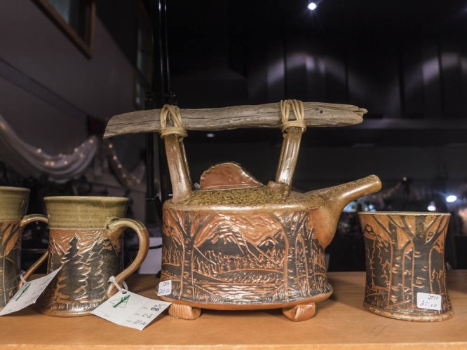 Handmade Pottery by Arts In Bragg Creek Artist Joan Matsusaki of Whiskey Creek Pottery