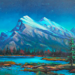 King Of The Night Original oil painting by Canadian artist Jonn Einerssen