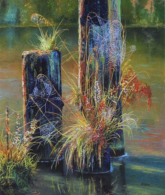 Webs Original Painting by Artists On Tour Artist Andrew Kiss