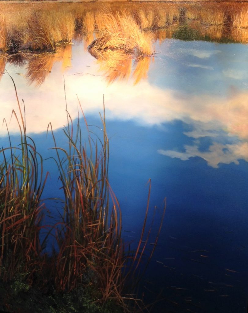 Autumn Reflection Original Painting by Artists On Tour Artist Andrew Kiss