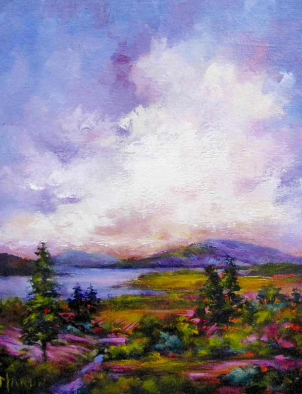 andscape Painting by Artist On Tour Artist Debra Martin