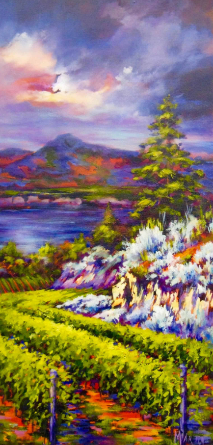 andscape Painting by Artist On Tour Artist Debra Martin