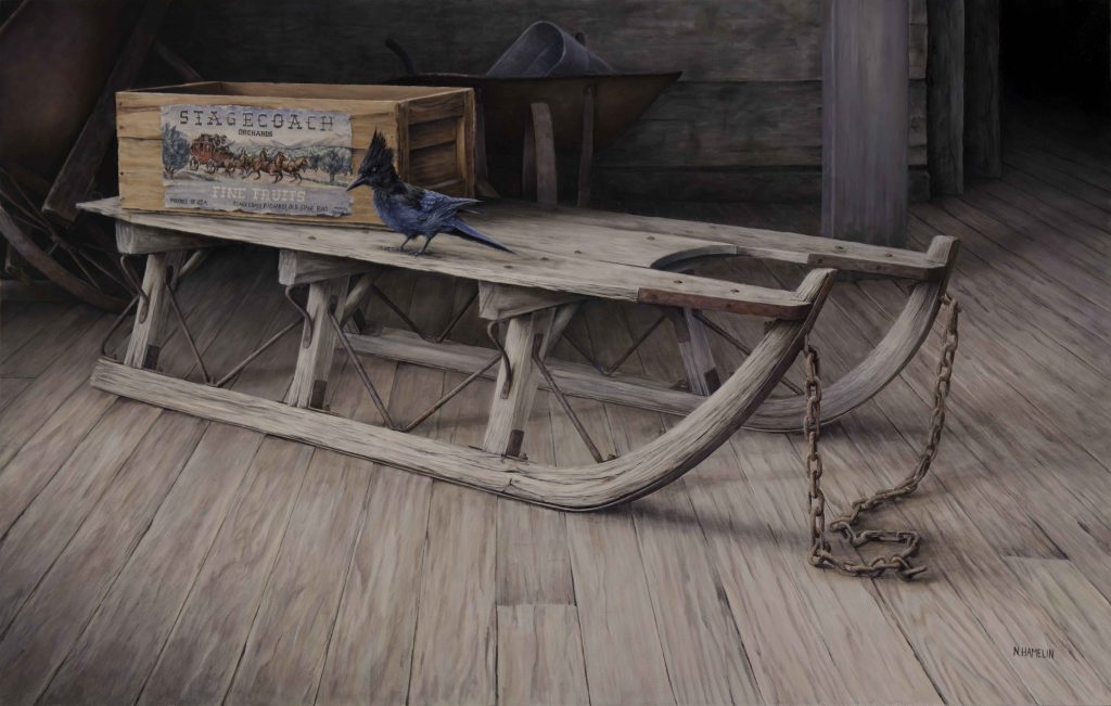 A Stellar Moment original oil painting by Canadian artist Neil Hamelin