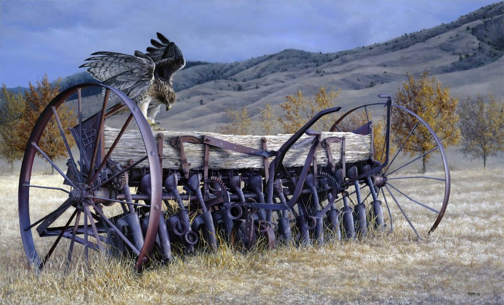Seeds Of Life original oil painting by Canadian artist Neil Hamelin