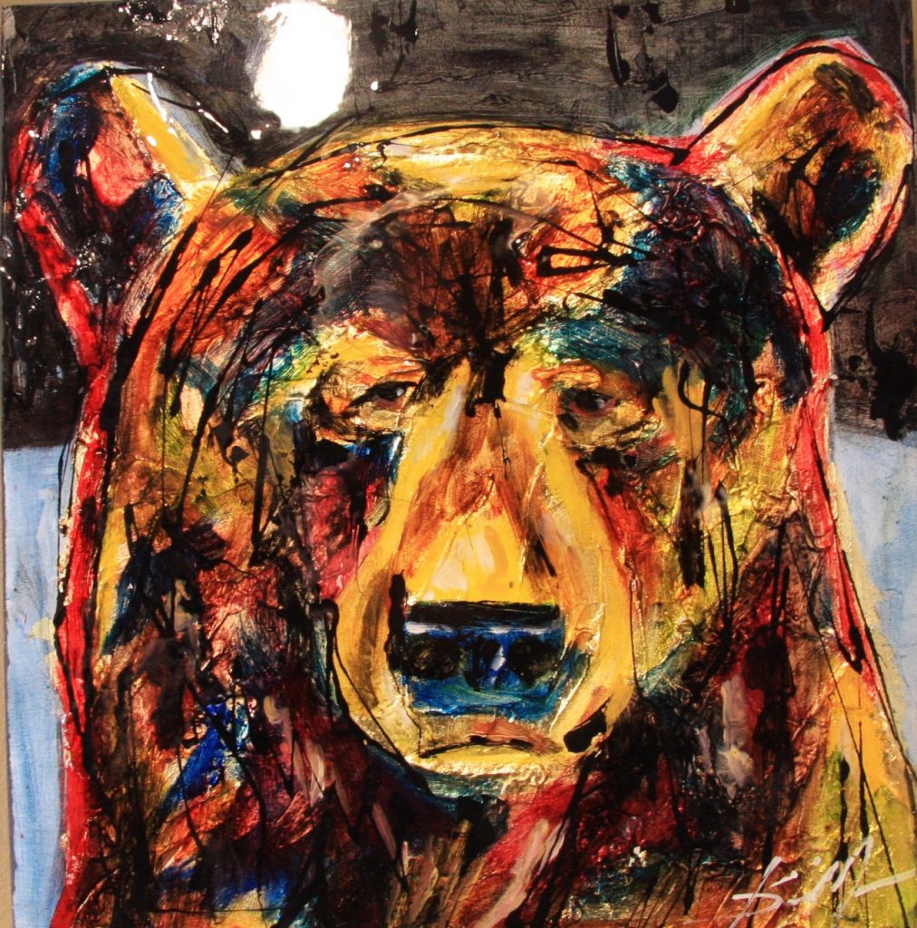 Closed Doors original painting by Canadian artist David Zimmerman