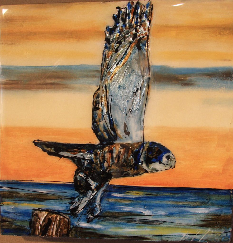 Silently Gone original painting by Canadian artist David Zimmerman