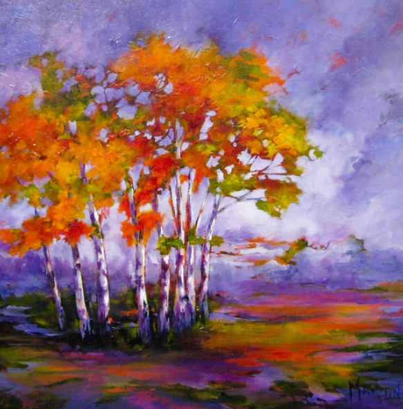 andscape Painting by Artist On Tour Artist Debra Martin