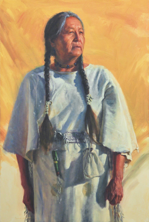 A Feeling In The North Wind Original Painting by Artists On Tour Artist Doug Levitt
