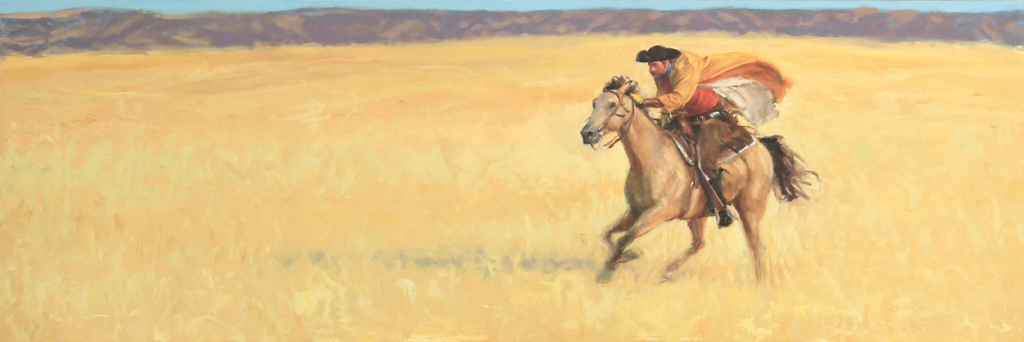 And Hells Coming With Me Original Painting by Artists On Tour Artist Doug Levitt
