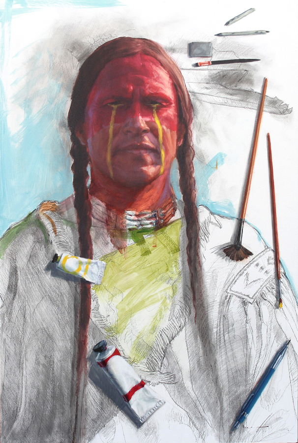 Tears For The Fallen Original Painting by Artists On Tour Artist Doug Levitt