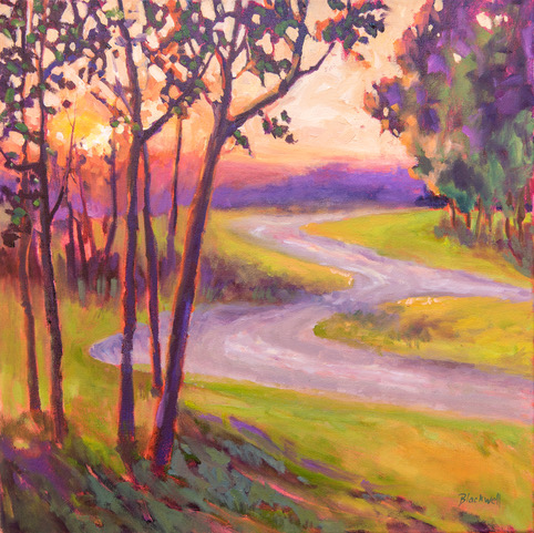 Marla Blackwell Artist On Tour artist Summer’s Meadow, 16 x 16, Oil