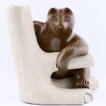 Loretta Kyle is a Canadian Stone Sculptor who works with various different types of stone like kissii stone, soapstone, chlorite and more with a preference for birds, but also sculpts four legged animals, the human figure and abstract flora and fauna