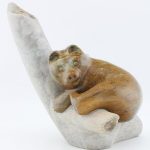 Loretta Kyle is a Canadian Stone Sculptor who works with various different types of stone like kissii stone, soapstone, chlorite and more with a preference for birds, but also sculpts four legged animals, the human figure and abstract flora and fauna